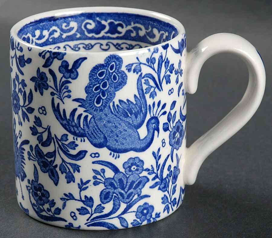 Amazon.com: Burleigh Blue Regal Peacock Mug 0.30L : Home & Kitchen